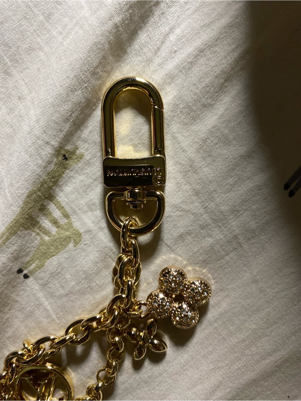 Louis Vuitton Inspired Gold-Tone Aries Charm Bracelet - Picture 5 of 6